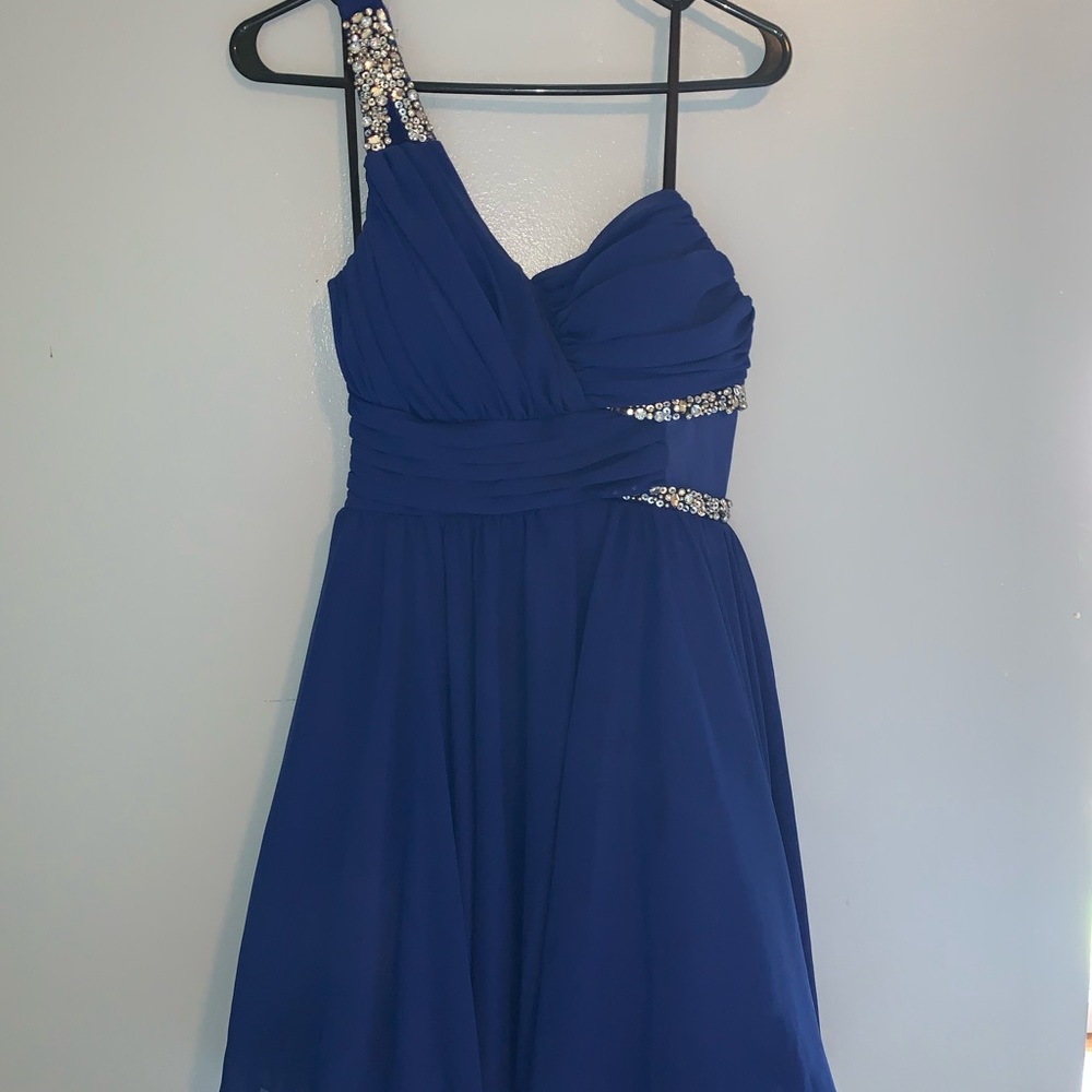 Beautiful one shoulder homecoming dress